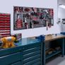 Metal Perforated Tool Wall Storage Rack Unit Image 3