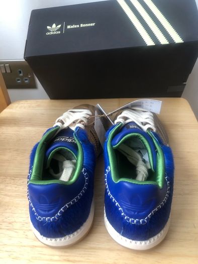 Adidas x Wales Bonner Samba Fox Brown Royal Blue UK 5 EU 38 Boxed