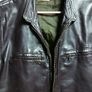 Men's Leathercraft Vintage Cafe Racer Motorcycle Jacket Dk Brown L Large Reg VGC Image 3