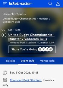 Munster ticket