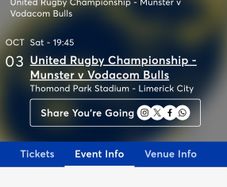 Munster ticket