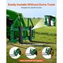 Skid Steer Pallet Frame, 1814 kg Rated Load Capacity, 115 cm Pallet Fork Frame Attachments with 50.8 mm Hitch Receiver & Spear Sleeves Image 4