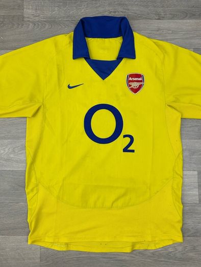 Genuine Vintage 2003 Nike Arsenal London Away Jersey Shirt Mens S/M