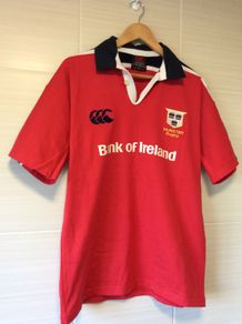 Munster Jersey. Season 1999/2002. Official Canterbury Munster Rugby Mens Home Jersey. Authentic Original From 1999. Not A Modern Day Remake.