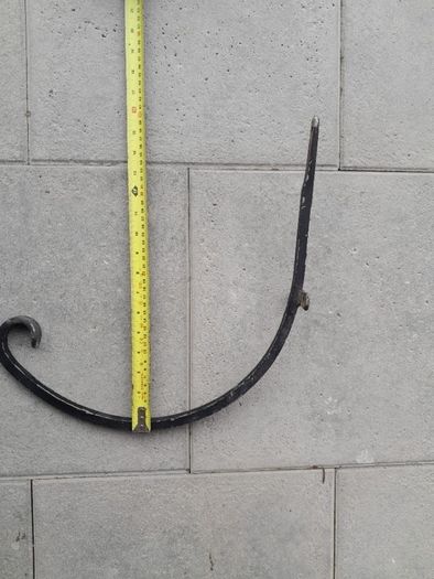 3 x Wrought Iron Extra Strong Hanging Basket Brackets