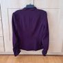 Tommy Hilfiger Deep Purple Military Band Jacket / Blazer US 12 (UK 16) Image 3