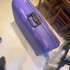 Large hard shell suitcase