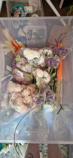 Wedding faux flowers