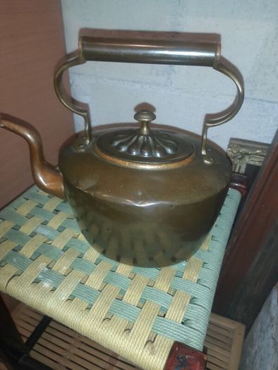 Antique Copper Kettle