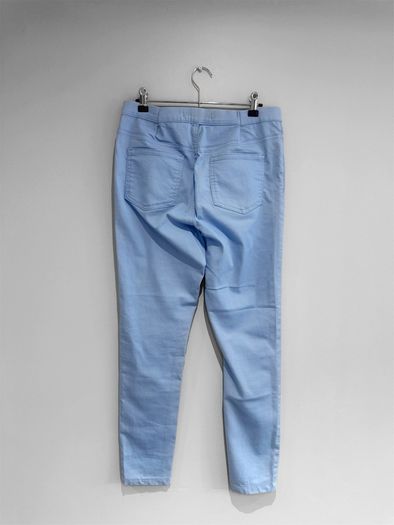 Pre Owned Dunnes Stores Pastel Baby Blue Skinny Jeggings