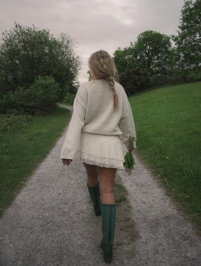 Stradivarius Lace Skirt