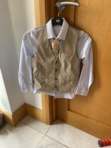 Smart Shirt waistcoat and tie set ,from Next  size age 8