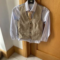 Smart Shirt waistcoat and tie set ,from Next  size age 8
