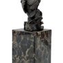 Bronze Owl Sculpture - Bronze, Marble, Signed Image 5