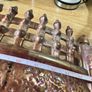 Vintage Cast Iron Fireplace Fret - Iridescent Carnival Lustre Ware Image 3