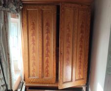 Inlaid Mahogany Wardrobe