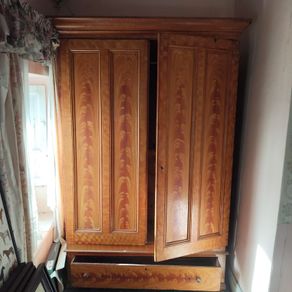 Inlaid Mahogany Wardrobe