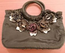 Vintage satin handbag