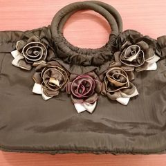 Vintage satin handbag