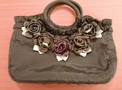 Vintage satin handbag