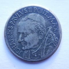 Vintage Pope Johannes Paulus II Pont. Maximus St. Peter's Medallion