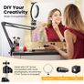 Articulating Overhead Tripod Mount Arm Phone Holder Image 6