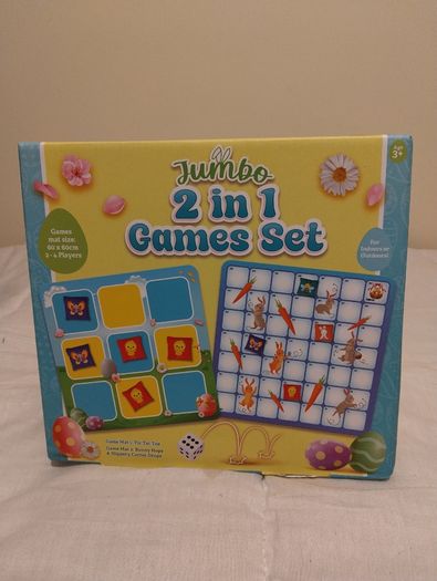 Jumbo 2 In 1 Games Set New In Box
