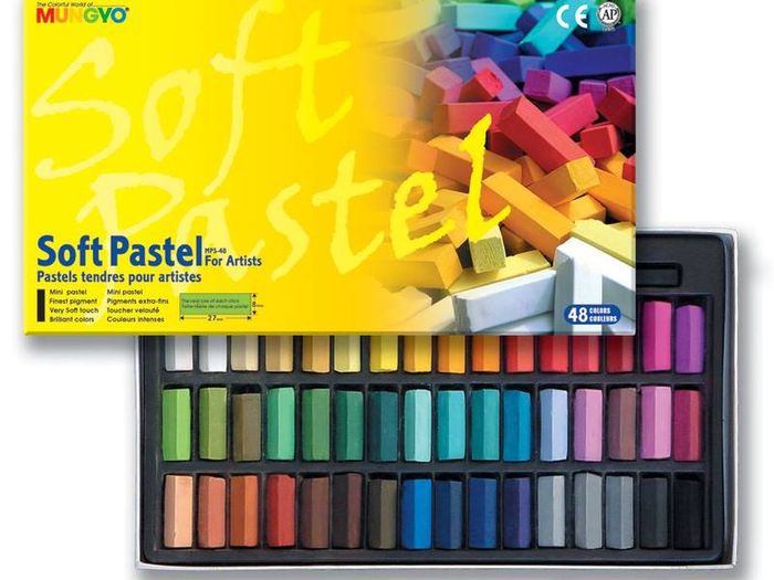 Mungyo Artist's Half Sized Soft Pastels (48 Multicolour)