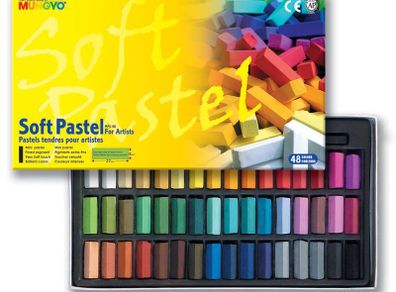 Mungyo Artist's Half Sized Soft Pastels (48 Multicolour)