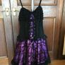 New Two layer Purple/Black Lace Dress Image 2