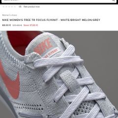 Nike - Free Tr Focus Flyknit Trainers - EUR 39 UK 5.5 - Fits UK 6 - BNWT RRP 125