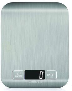 Digital Kitchen Scales Food Scale with stainless steel Platform Electronic Cooking with Backlit LCD Display Multifunction for Home Office Use 5kg 1g 11lb (FREE POSTAGE)