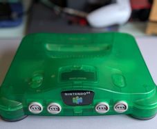 Nintendo 64 Funtastic PAL Console Only -  Jungle Green