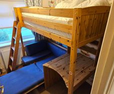 High sleeper with Sofabed and desk