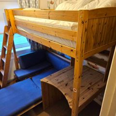 High sleeper with Sofabed and desk