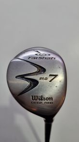 Wilson Deep Red 7 Wood , Graphite Fat Shaft , Very Good Condition