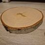 3 natural wood slices,  varnished Image 3