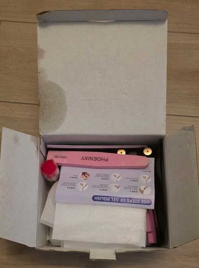 Phoenixy Gel Nail Polish Set with Lamp
