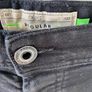 Next Black regular Fit Stretch Denim Shorts waist 36 Image 4