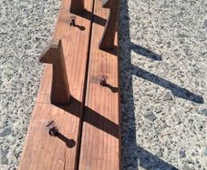 Art Nouveau Wooden Coat Rack