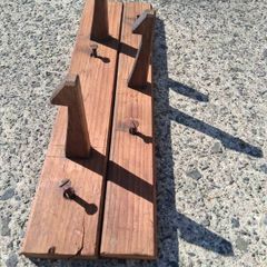 Art Nouveau Wooden Coat Rack
