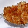 Genuine Cluster Golden Citrine   PENDANT  IN SILVER - Pendant 1,9" Image 2
