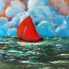 Acrylic hand painting -  price reduction