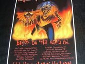 Iron Maiden Concert Poster Beast On The Road Tour '82 A3 Size repro