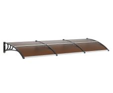Window Door Awning Canopy 40" x 120", UPF 50+ Polycarbonate Entry Door Outdoor Window Awning Exterior, Front Door Overhang Awning
