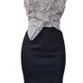 Karen Millen Elegant Tweed Dress with Textured Bodice Image 4