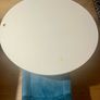 Large Kitchen Table - Jumbo Chrome Pod - High Gloss White Image 6