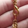 Vintage chunky gold tone chain. Image 3