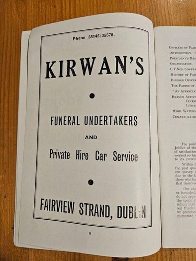 Fairview. Catholc Young Men's Society. ( Blessed Oliver Plunket Branch) Silver Jubilee Souvenir Book 1919-1944.