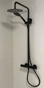 Matt Black shower